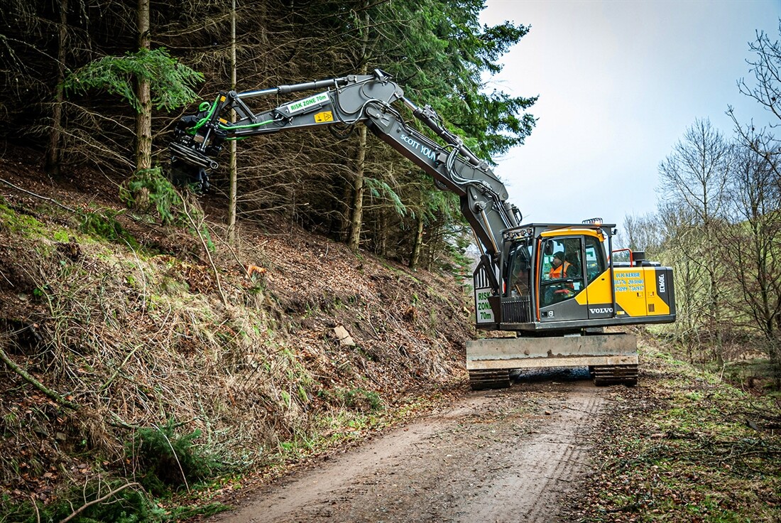 Bespoke Volvo excavator for Scott Young & Sons
