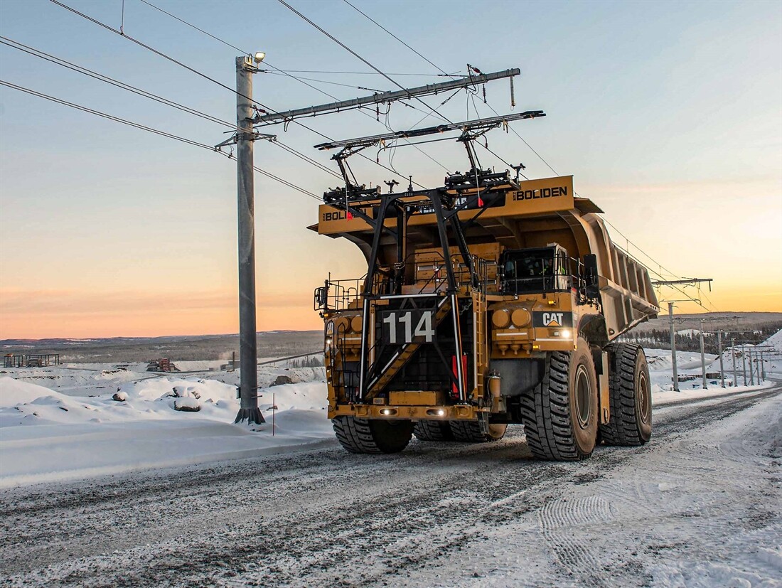 New Cat trolley assist for electric mining trucks