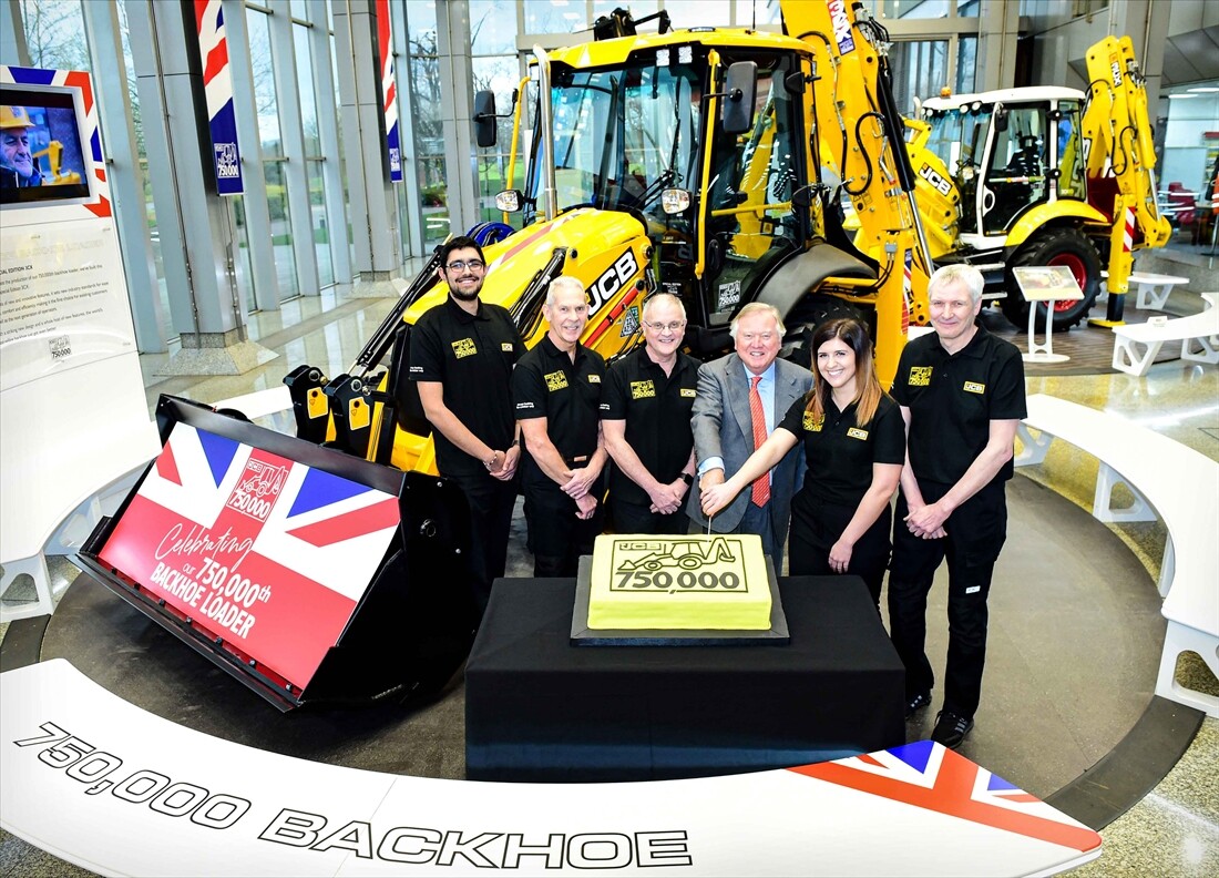 JCB makes 750,000th backhoe loader