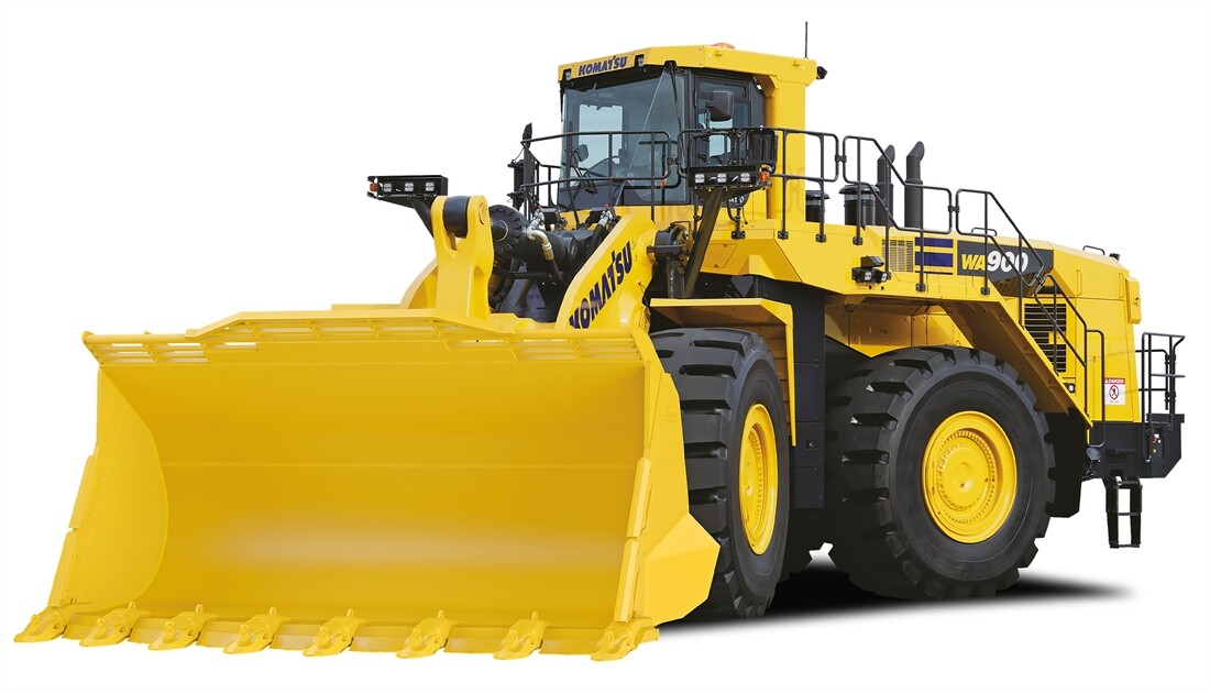 Komatsu launches WA900-8 wheel loader