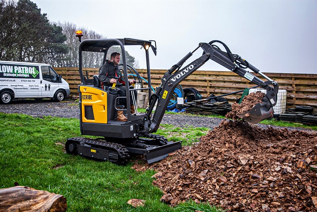 Cornish companys new Volvo excavator