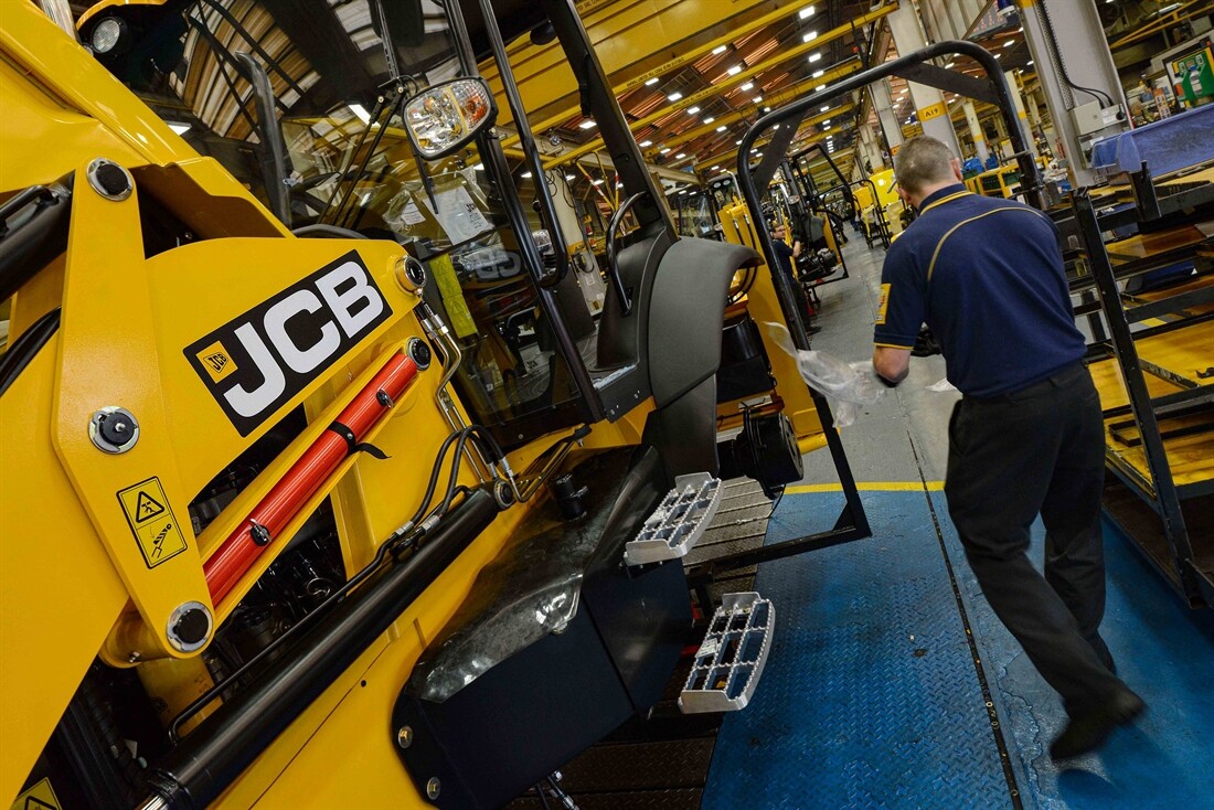 JCB stops production