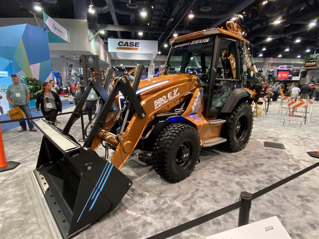Diggers Conexpo Highlights: Cases Backhoe is Electrifying