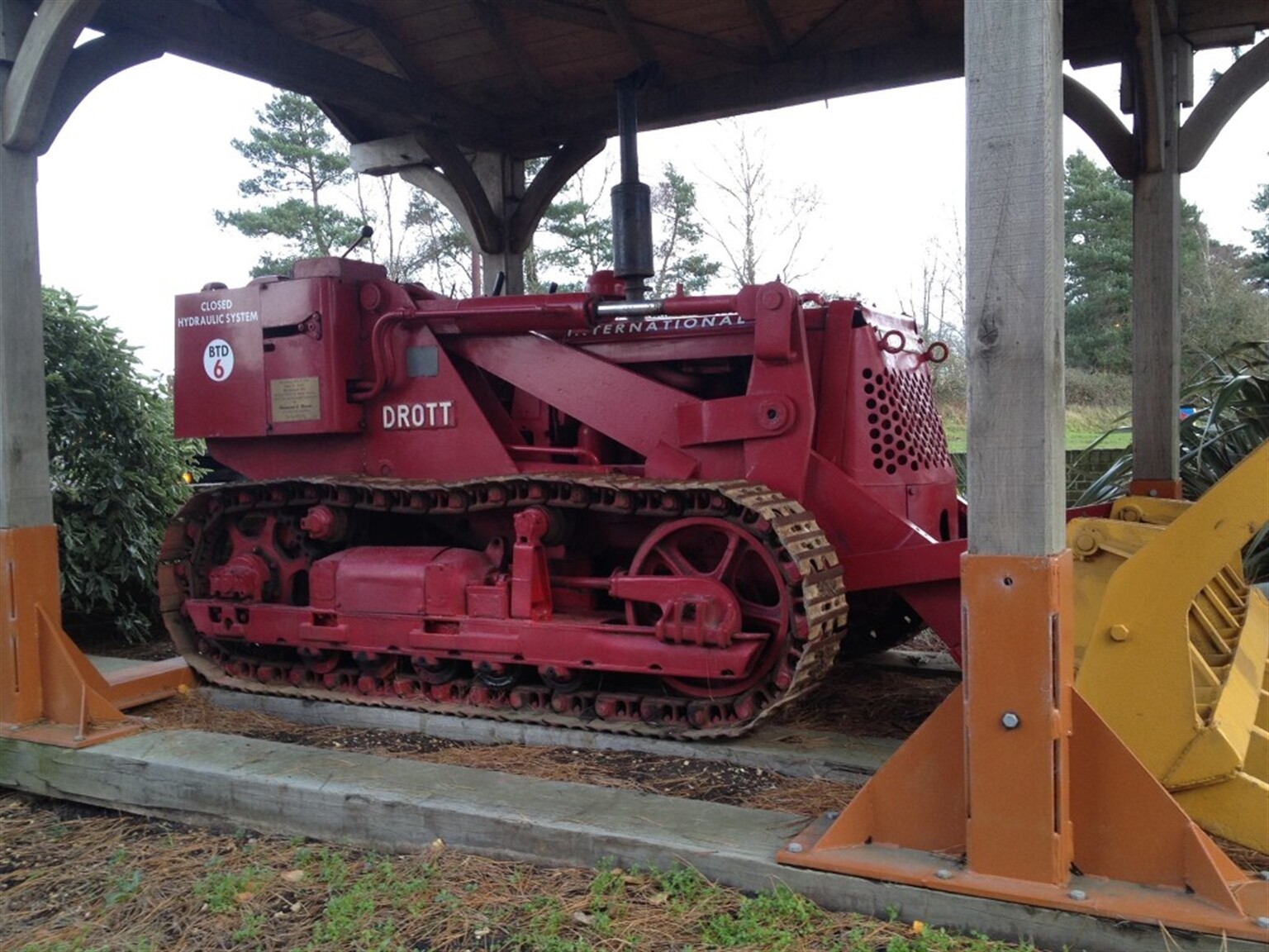 Restored International BTD-6 Drott spotted