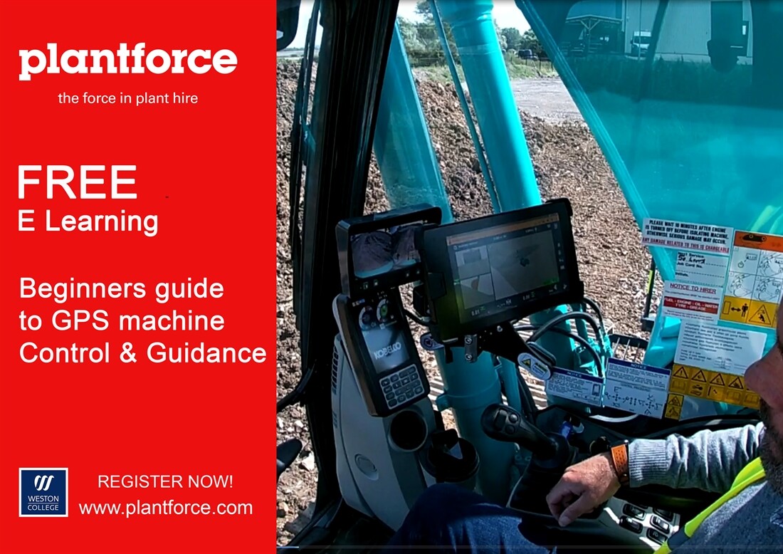 Plantforce Rentals launch brand new FREE industry-wide machine control E-learning platform.