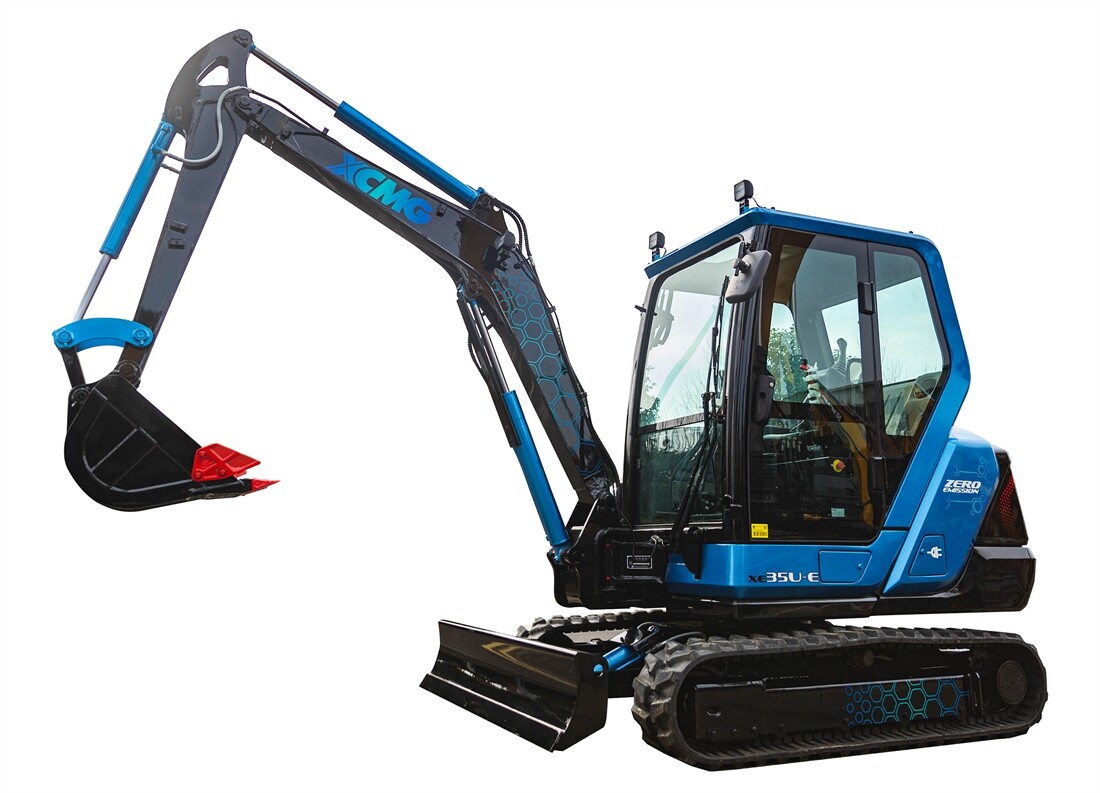 XCMG electric excavator makes its debut