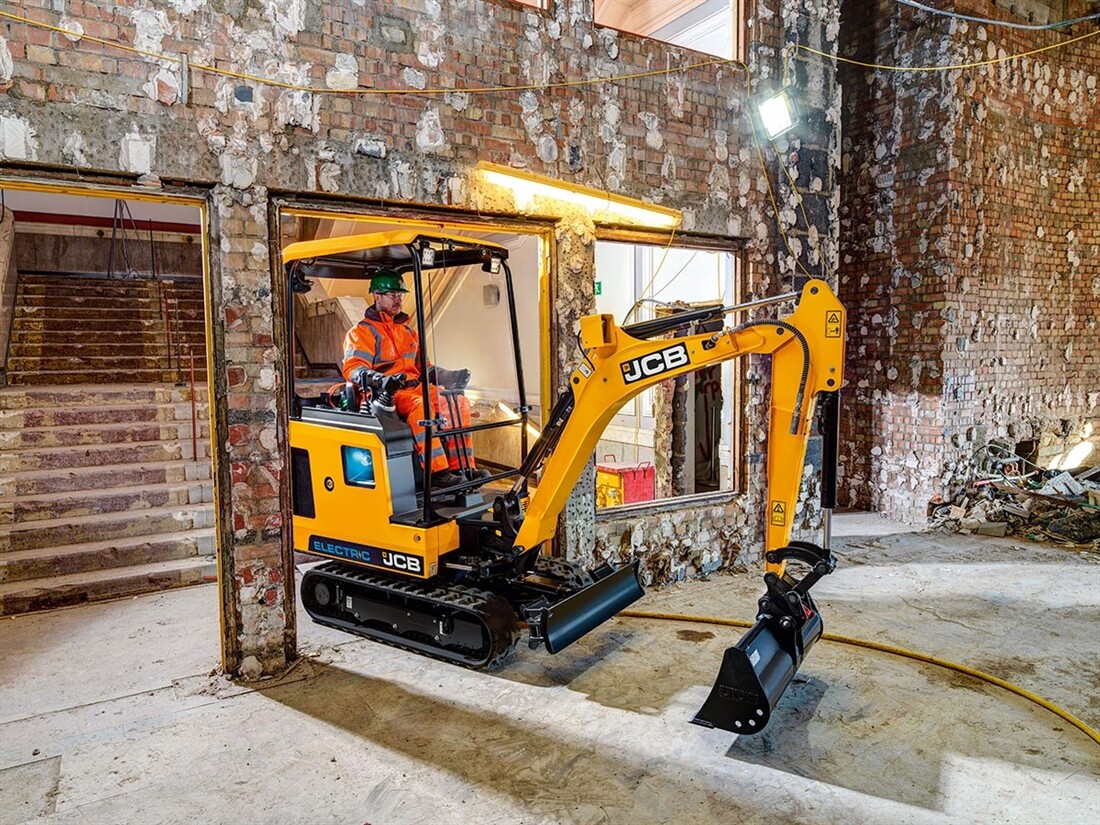 JCB electric digger shortlisted for award