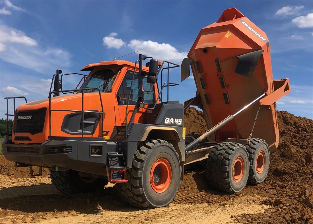 Doosan ADT tackles German clay pit