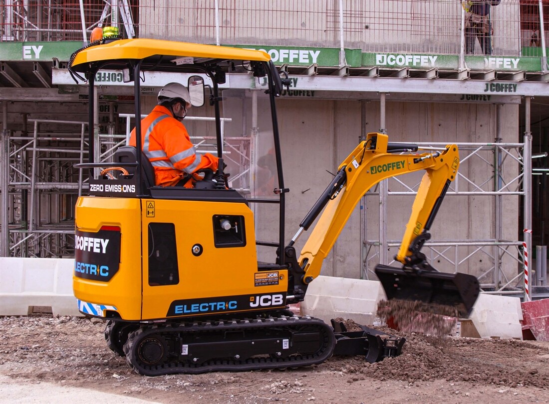 JCB electric minis for J Coffey