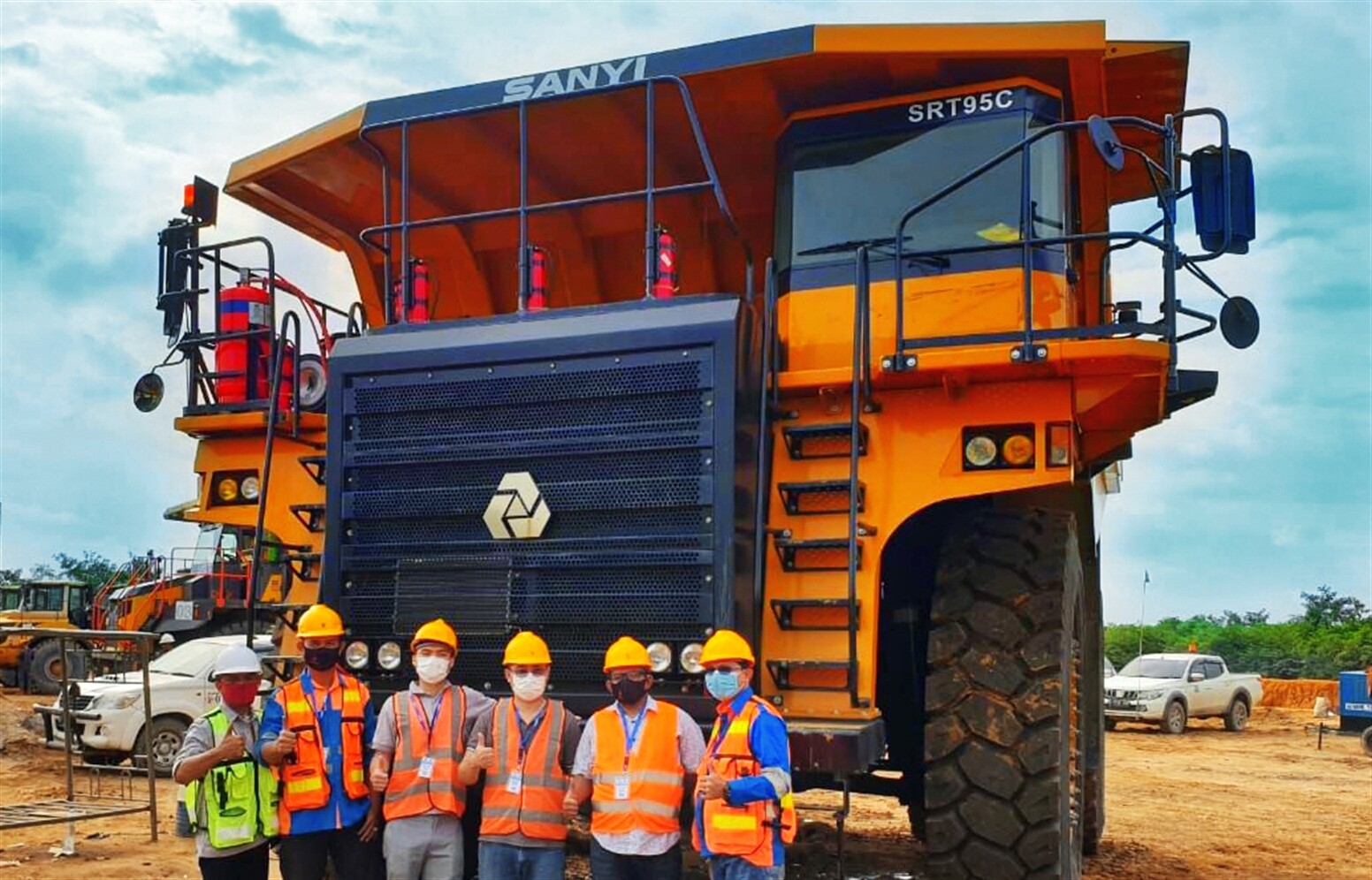 Sany machinery arrives in Indonesia