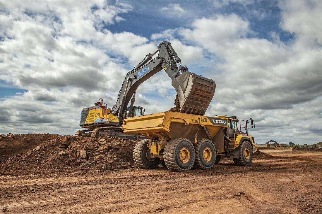First Volvo EC950F in the UK