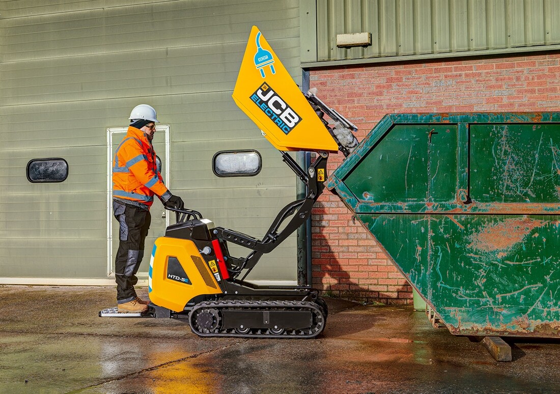 JCB electric dumpster