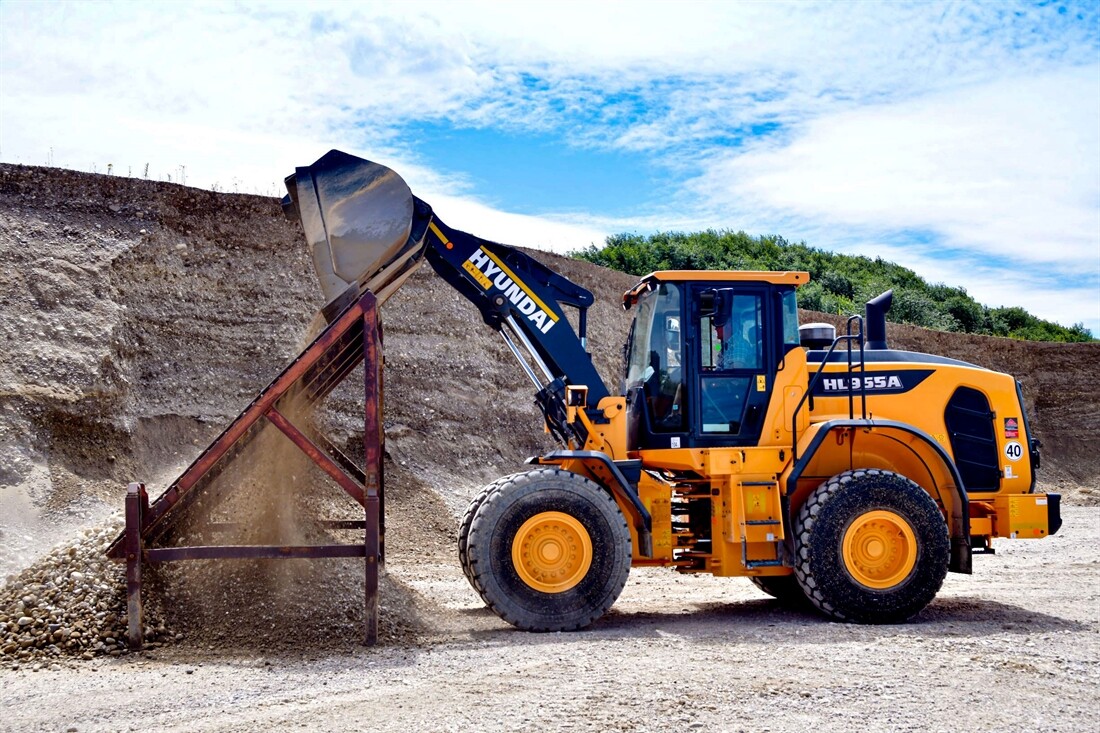 Hyundai wheel loader for Herbst