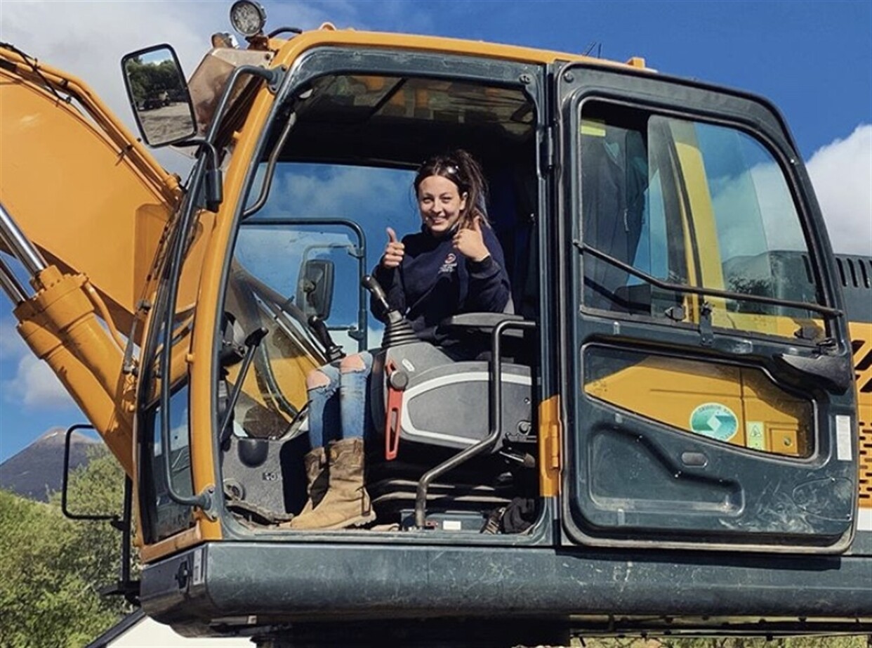 Machinery is in the blood for The Digger Girl