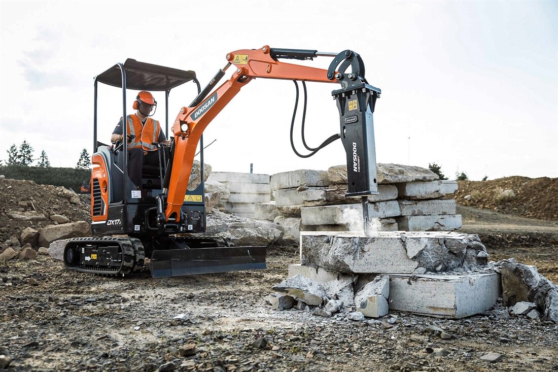 New Doosan hydraulic breakers