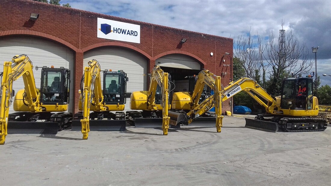 Komatsu diggers bolster Howards fleet