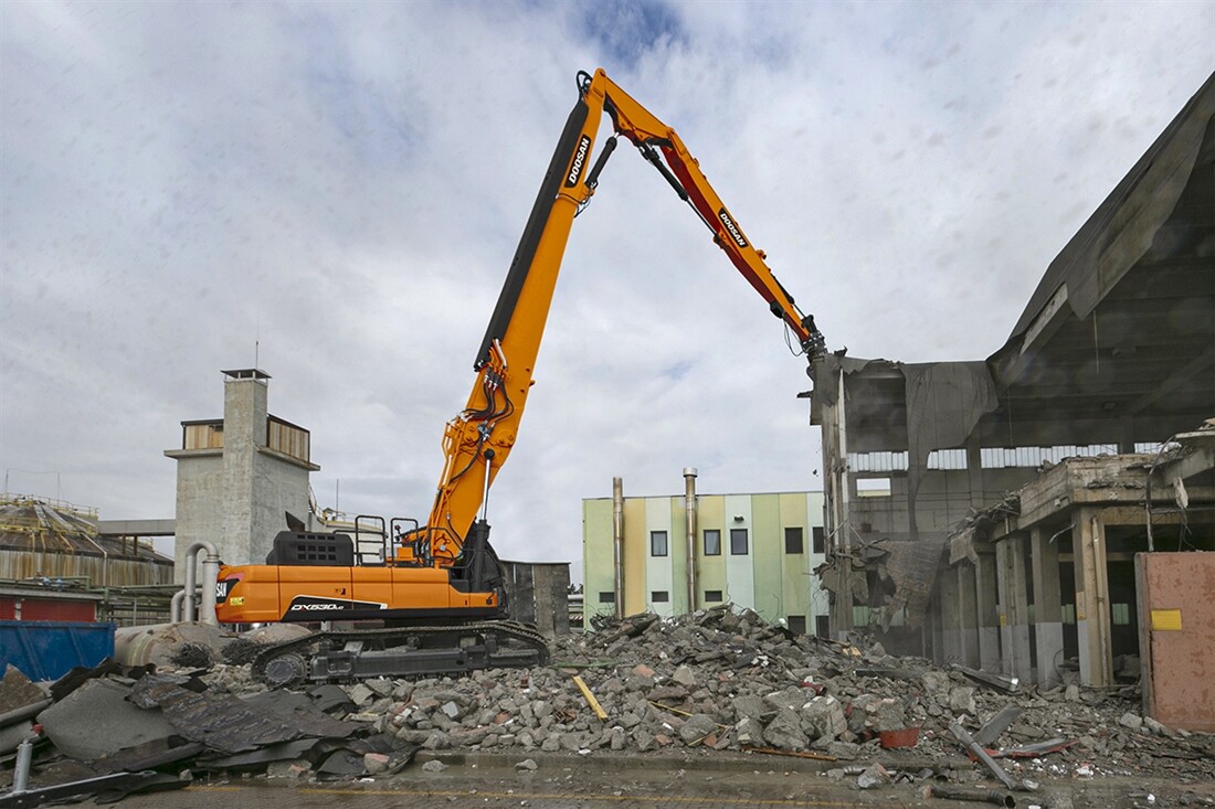 Range-topping Doosan demo excavator