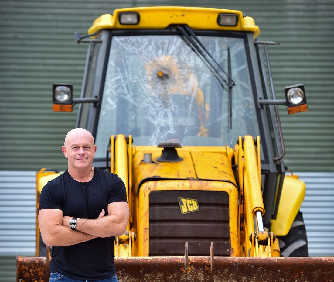 Infamous JCB digger on TV