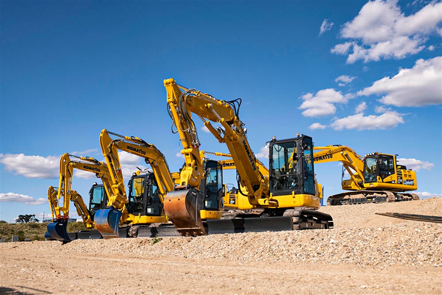 Komatsu demo machine sale