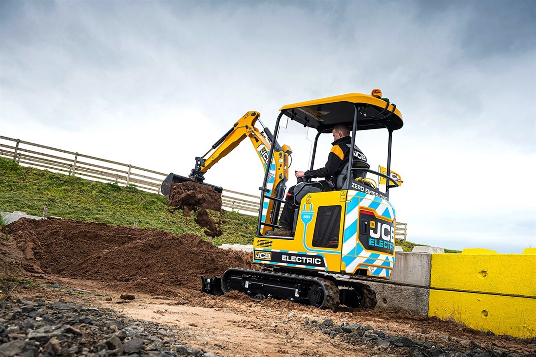 First electric JCB mini in Northern Ireland