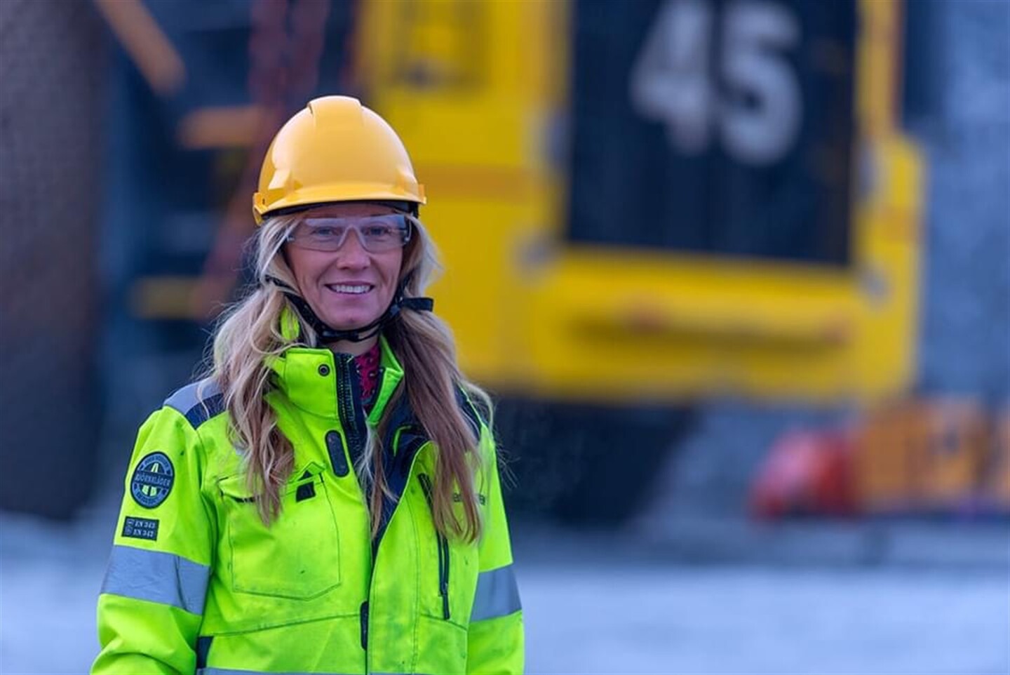 Girl Power on the Worlds Largest Wheeled Loader