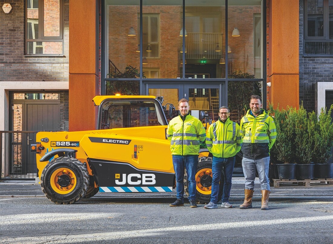 Domis Construction buys electric JCB handler