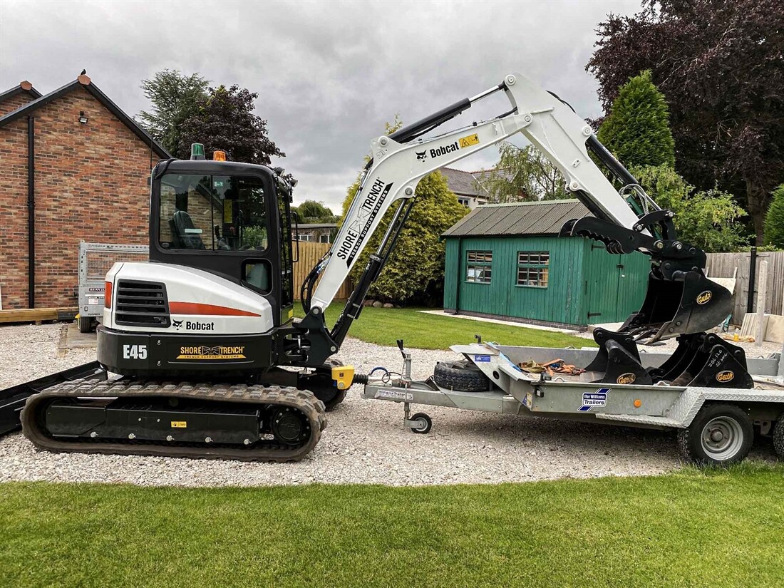 ShoreTrench orders Bobcat E45 with Depth Check