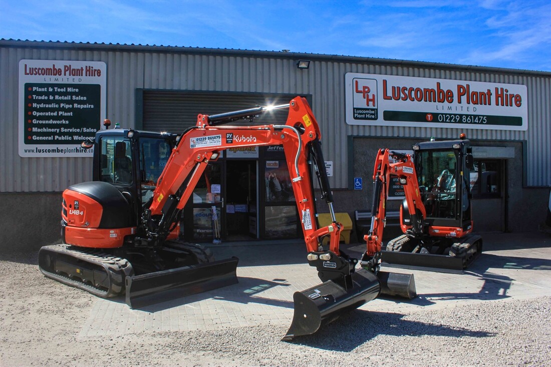 Luscombe Plant Hire increases Kubota range