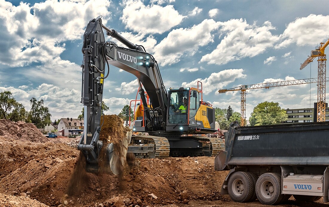 New Volvo EC350E excavator