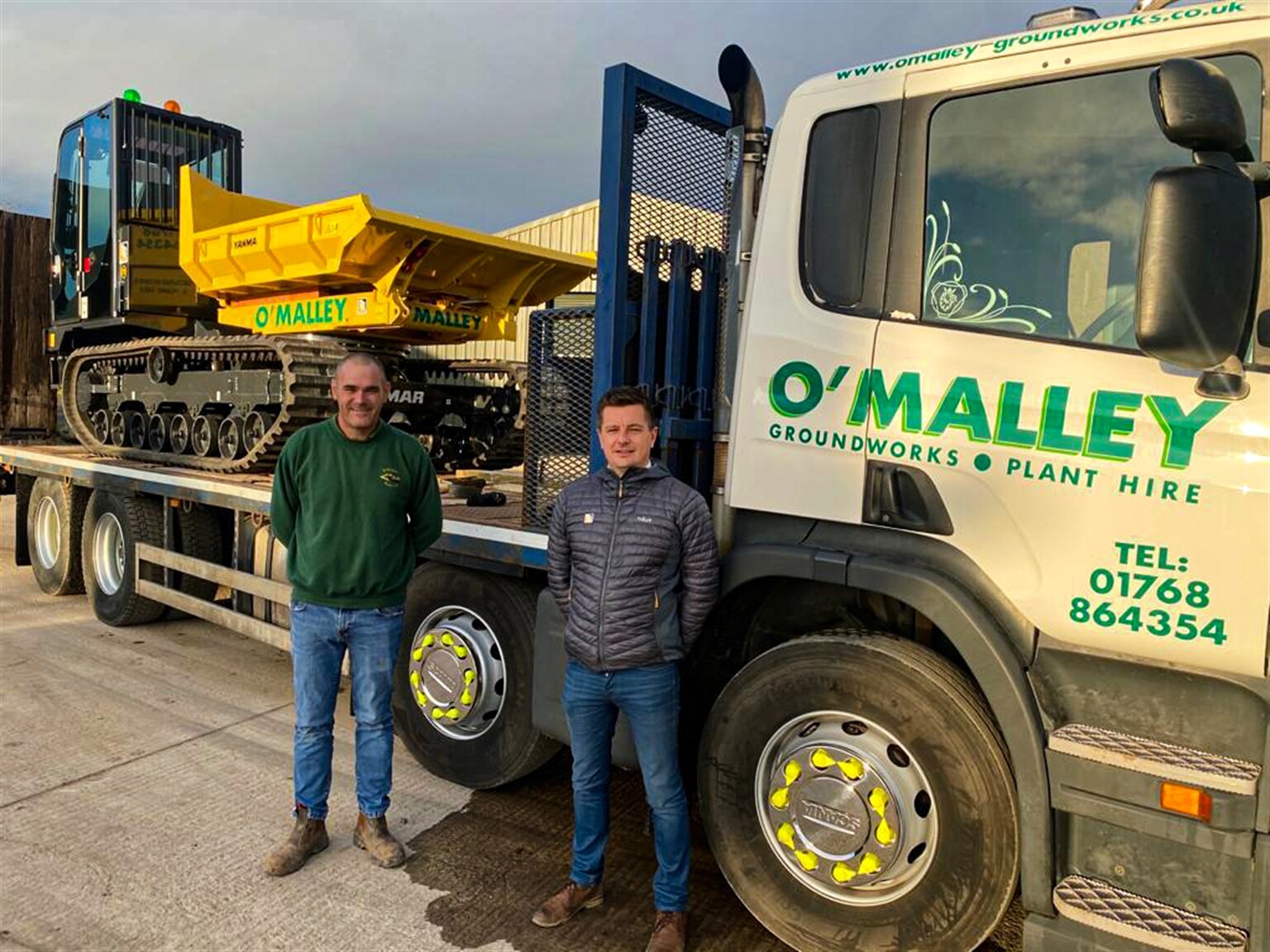 UKs first Yanmar C50R-5A goes to OMalley Plant Hire