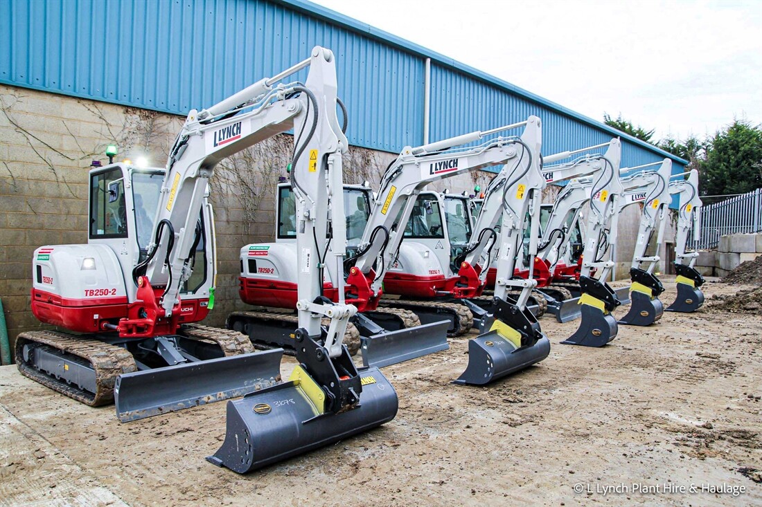 Lynchs new Takeuchi minis fitted with GKD kit