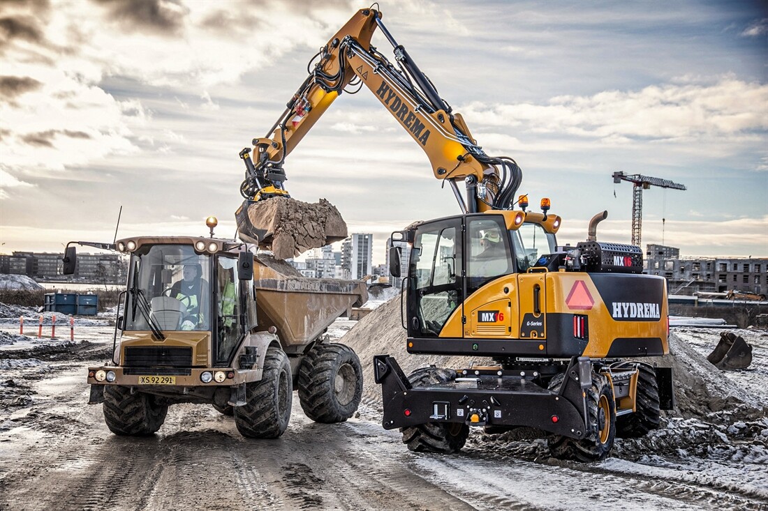 New Hydrema MX G-series wheeled excavators