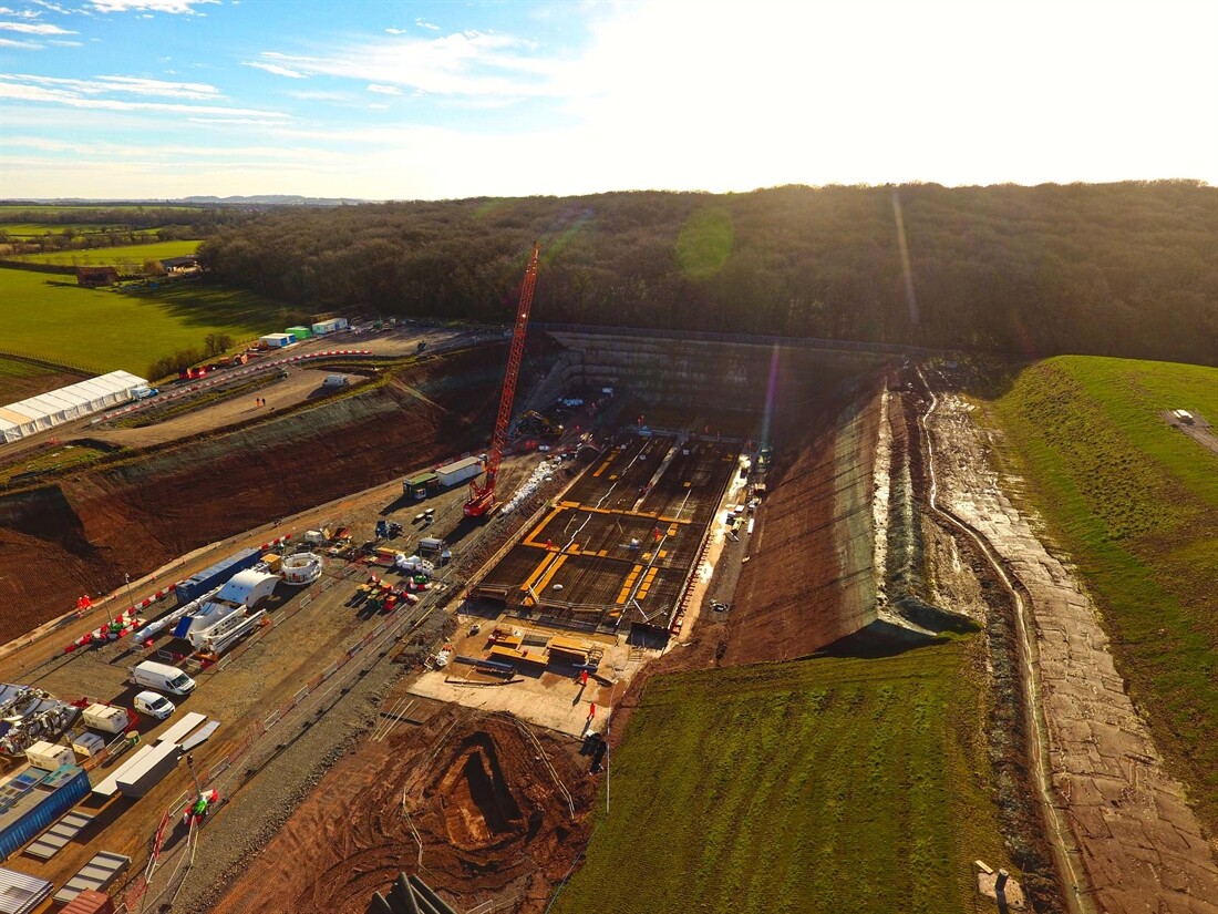 Collins Earthworks completes excavation of HS2 site