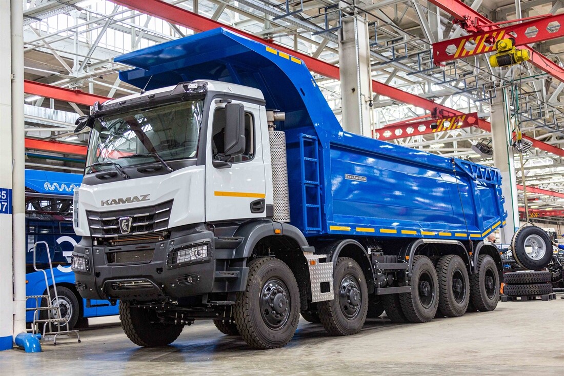 New KamAZ mining dump truck