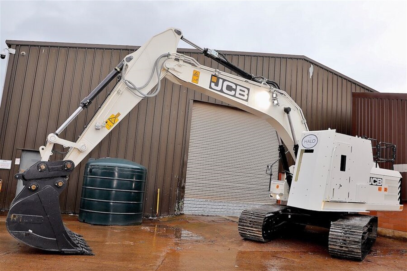 Armour-plated JCB X Series excavator