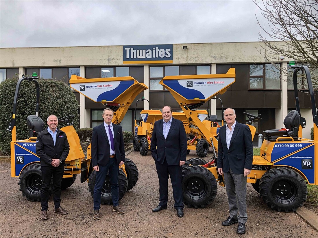 Thwaites dumpers for Brandon Hire Station