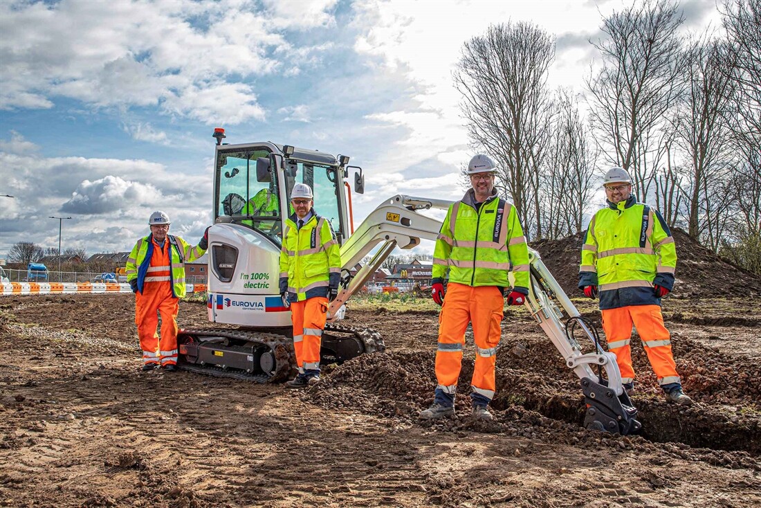 UKs first electric Volvo mini-excavator