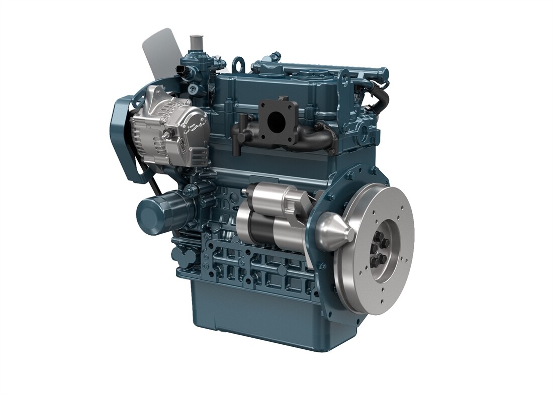 Kubota's electrically-controlled diesel engine