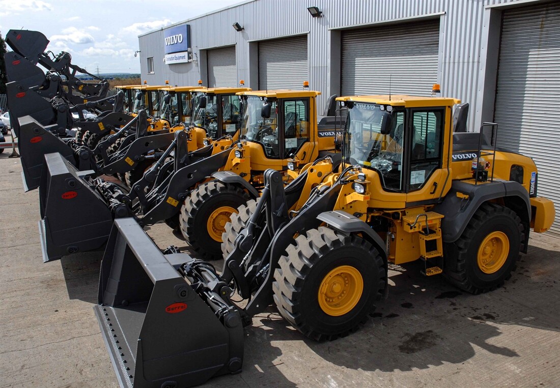 Over 40 Volvo loaders for Gorrel