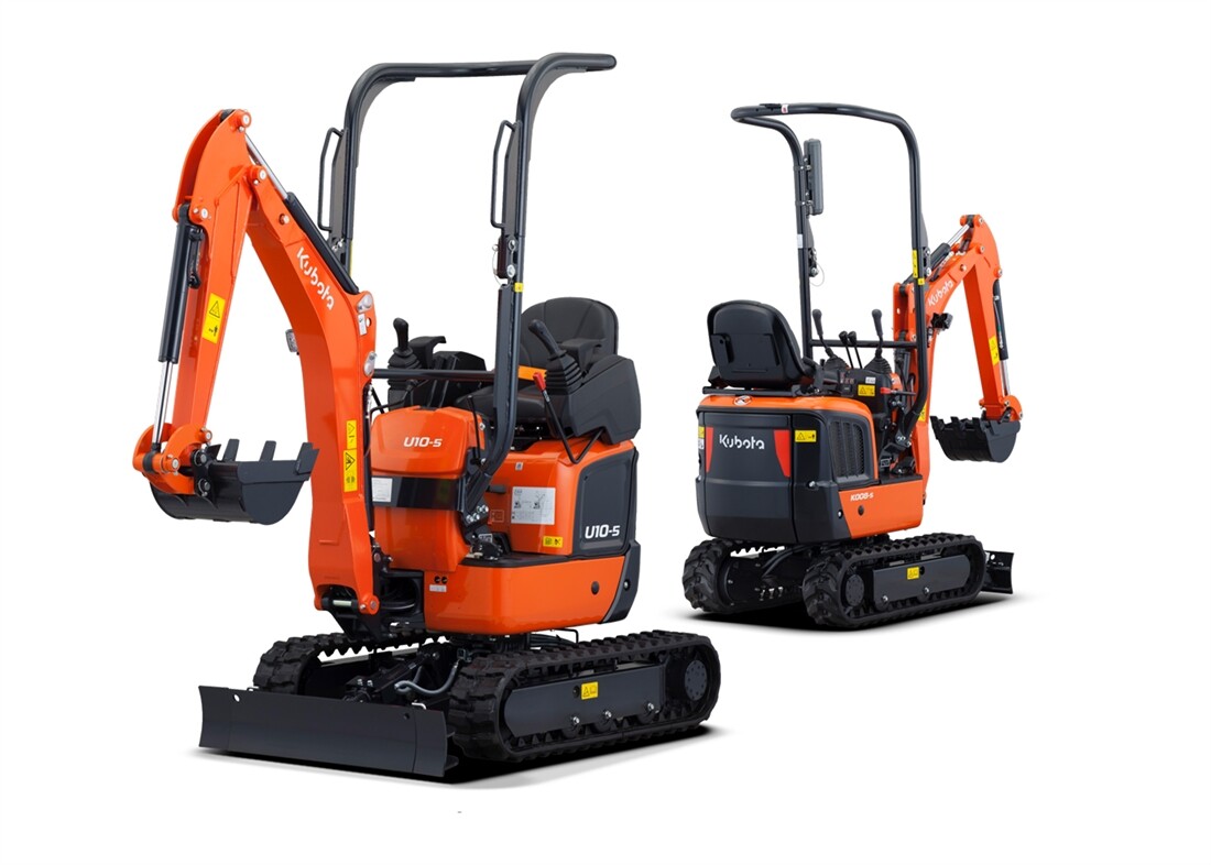 New and improved Kubota micro-excavators