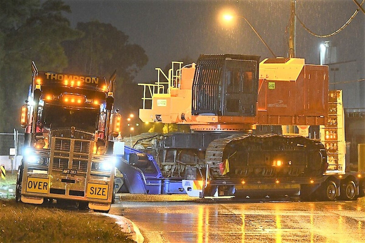 Big Hitachi on the move in Sydney