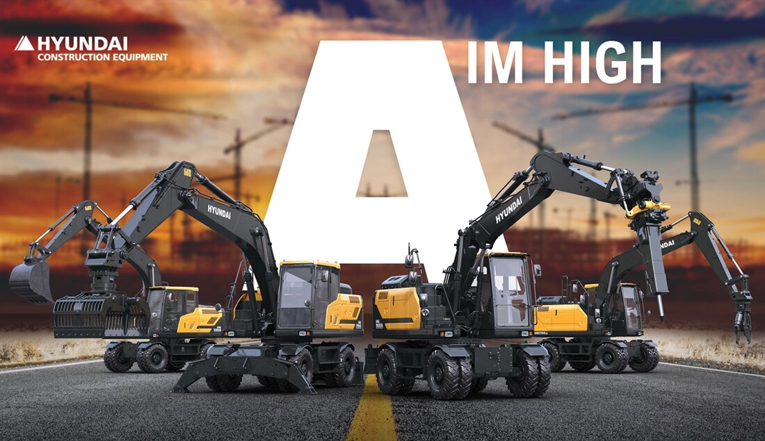 New Hyundai A-Series wheeled excavators