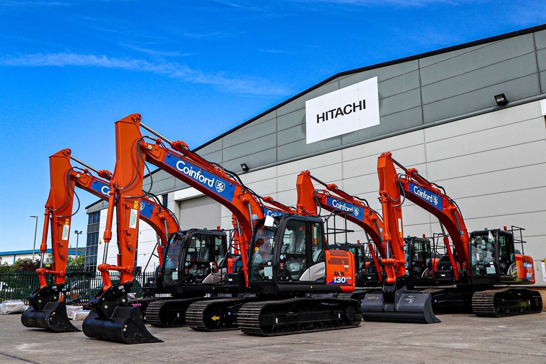 Coinford replace fleet with Hitachi
