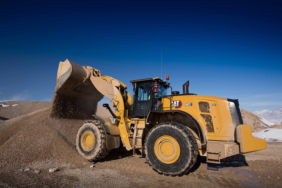 New Cat 980 and 982 series wheel loaders