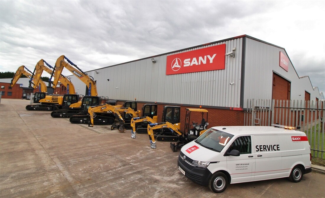 Sany opens first UK depot