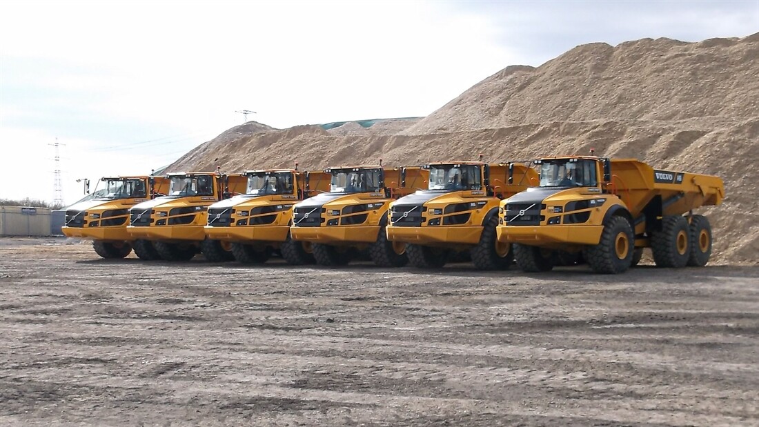 37 Volvos for Stevens Equipment Rental