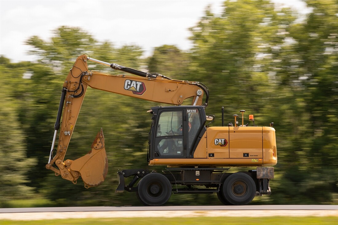 New Cat M319 and M320 wheeled excavators