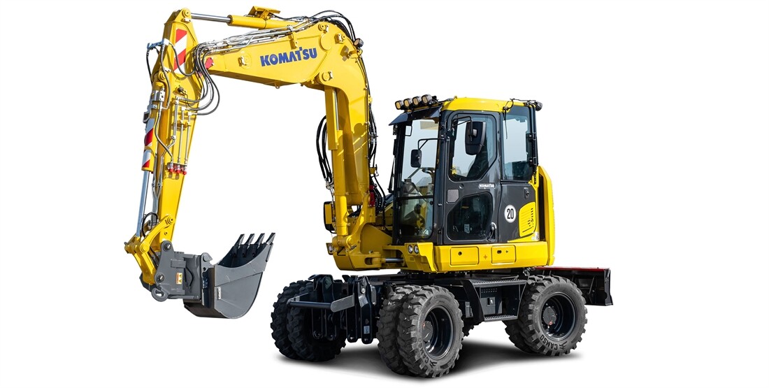 New Komatsu PW98MR-11 excavator