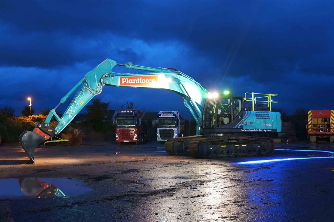 Plantforce installs Pedestrian Detection System on excavator