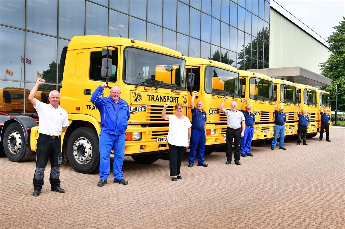 JCB retires ERF truck fleet